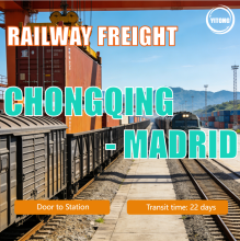 Railway Freight from Chongqing to Madrid Spain