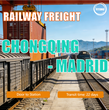 Railway Freight from Chongqing to Madrid Spain