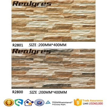 200x400mm External Wall Tiles, 3D Inkjet Tiles for Outdoor