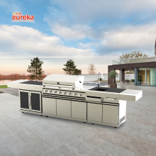 Full Set Outdoor Kitchen Islands with Bbq Grill