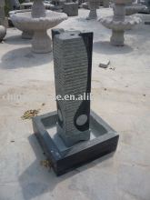 black granite fountain