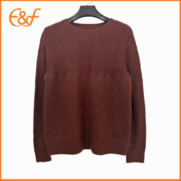 Mens Red Acrylic Sweater Stylish Sweaters For Guys