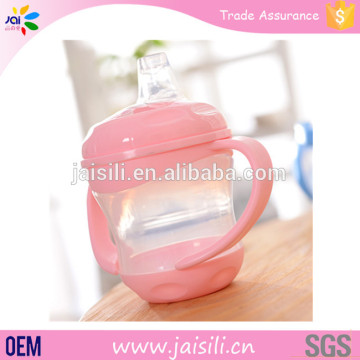 Washable Safe Plastic Water Cup Baby Bottle Straw