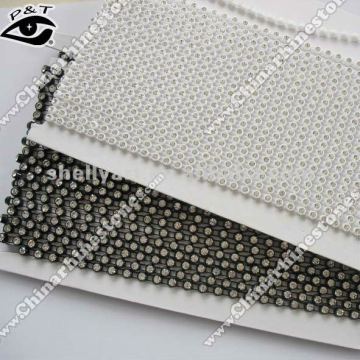 Rhinestone net plastic trimming