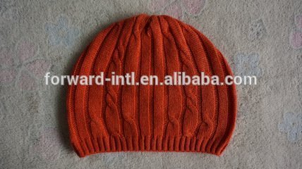 OEM Custom Adults Knitting Cashmere Cap Beanies for Winter