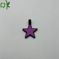 Tag de cachorro personalizado estrelas de silicone suaves