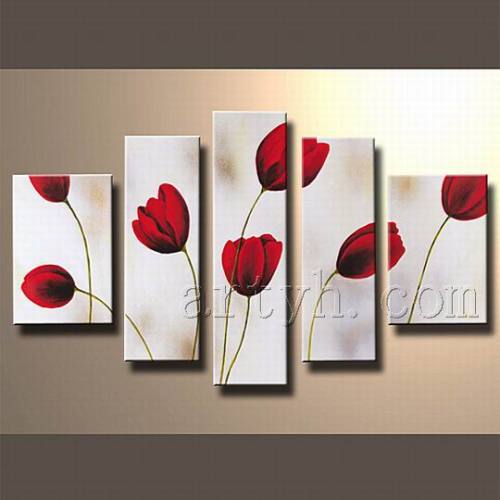 Handmade Flower Canvas for Oil Painting for Decor