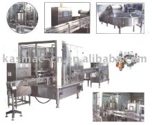 Automatic bottling-array,bottling & sealing unit
