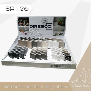 SR126--Desktop Cardboard Quartz Stone Display Stand