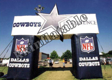 Fashion cowboys inflatable party arch