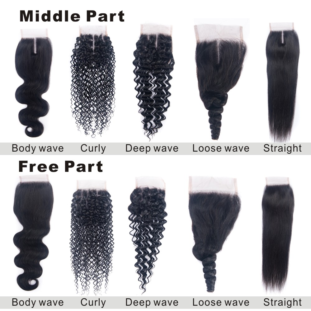 Usexy 10A Grade Cuticle Aligned Hair Weave Virgin Hair Silk Base Closure Raw Indian Hair Straight Lace Closure