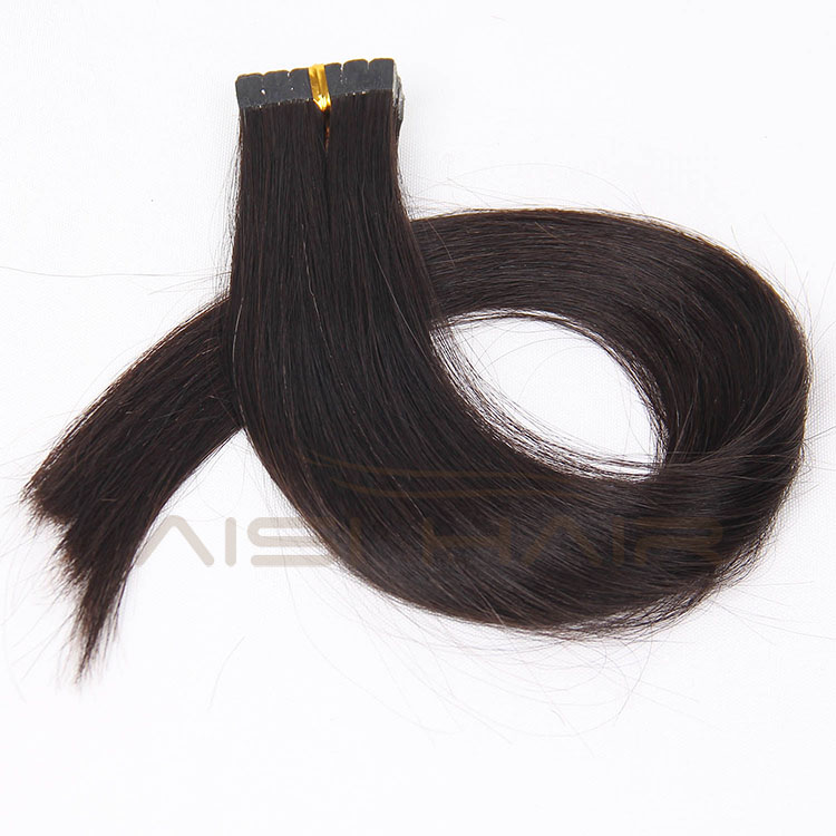 Aisi Hair 2018 Wholesale 10A Grade Brazilian Hair Extensions Tape Human Hair Extensions