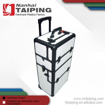 Professional Aluminum Trolley Makeup Artist Train Case