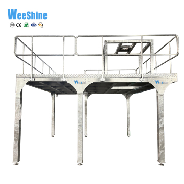 Supporting Platform for Packing Product Line Machine
