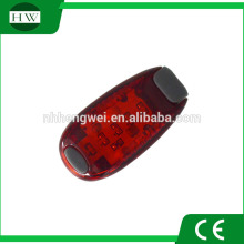 outdoor safety led clip light wateproof led Clip-on Pet Safety Light Clip reflector safety light