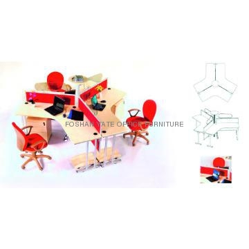 20mm thickness 3 seater call center