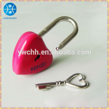 Heart shaped lock with key
