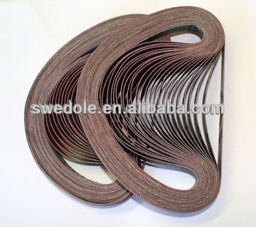 short belts aluminium oxide A-COOL type sanding belts for metal