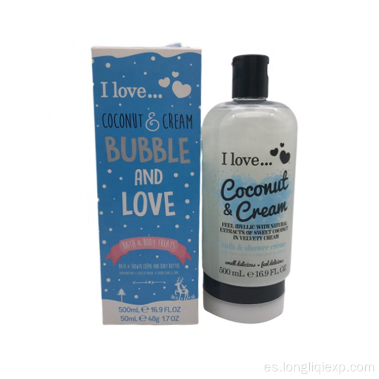 Gel de ducha de baño con crema de coco OZ con 50 ml