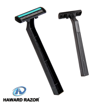 D210L twin super stainless steel blade with lube strip Einweg Rasierer