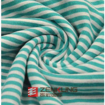 color-stripes single jersey