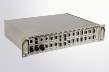 Full Duplex Manageable Media Converters ST SC , 16 Port Network Switch Rack