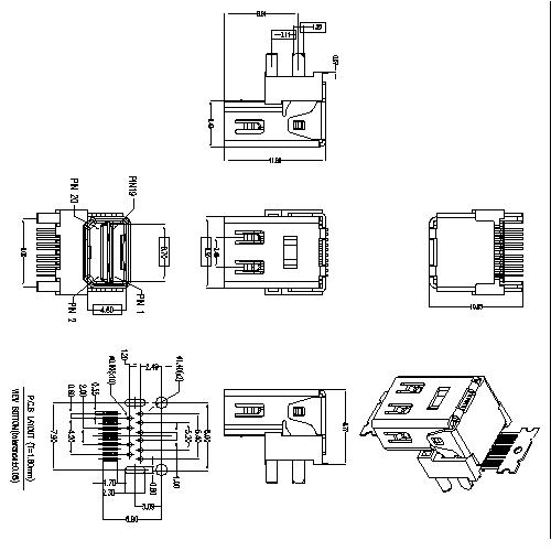 Mdp Fxx01 Mini Display Port Female20p Smt Centre Height6 0 Jpg