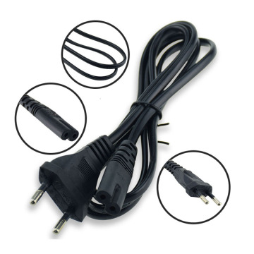 EU Plug 2 prong AC Power Cord