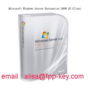 Windows Server 2008 Enterprise ,25 Clients