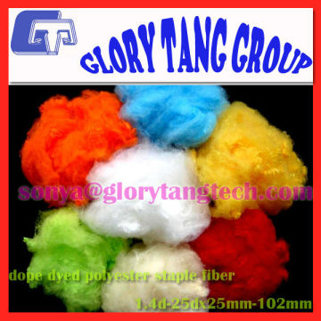 regenerated polyester staple fiber, dyed polyester fibre staple, synthetic fibre