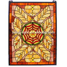 TW1824055 W18"H24" tiffany panel, hanging panel, tiffany windows, stained glass panel, stained glass windows