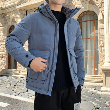 Casual warm outdoor down jacket for men