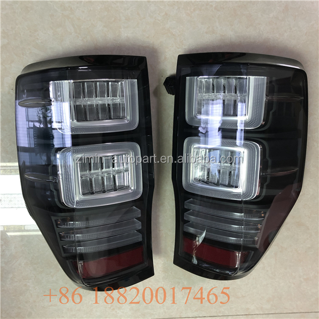 High Quality 4x4  Auto Parts modified LED Tail Lights For Ranger T6 T7 2012-2017