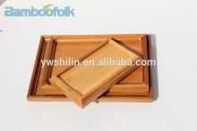 2014 hot sales bamboo tea trays sets , bamboo lap tray sets