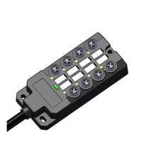 M12 Sensor Junction Box - Proximity Switch Distributor NPN PNP IO Module