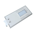 Farola solar led de 90w en una luz