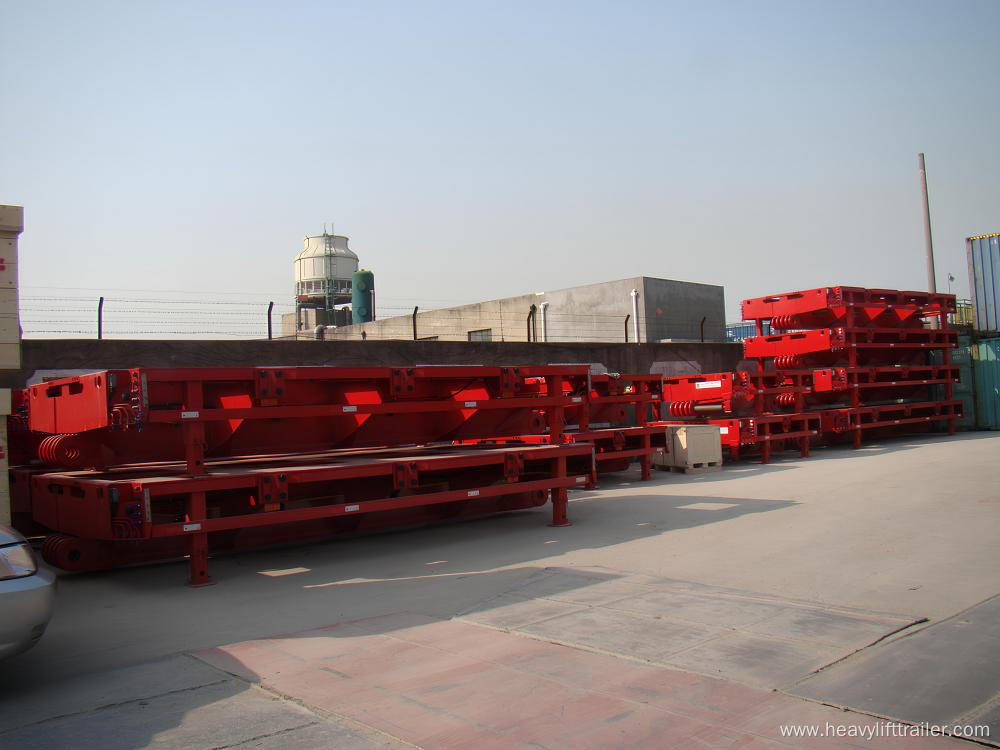 Spacer for oil transport trailer