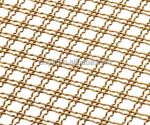 copper metal interior screen mesh for indoor decoration