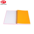 Cartón de cuaderno doble espiral impreso personalizado