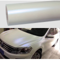 Pearl White Matte Blue Car Wrap Vinyl