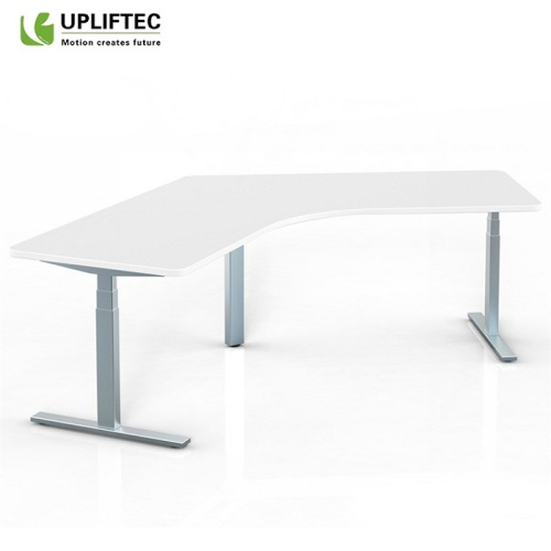 Electric Height Adjustable Desk Glass Top