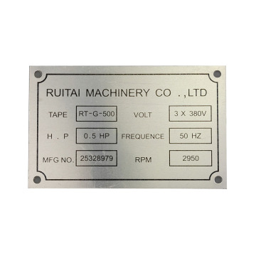 Laser Engraved Aluminum Name Plates & Tags