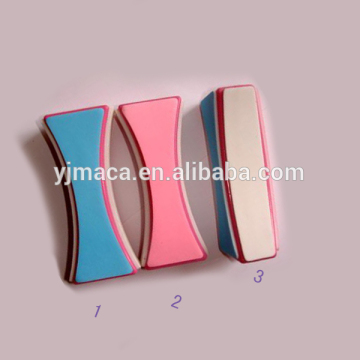 girl fancy plastic double polishing emery board nail files