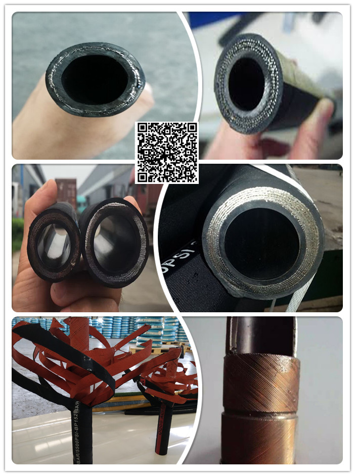 high quality steel wire spiral 10mm rubber hydraulic hose from BAILI HOSE