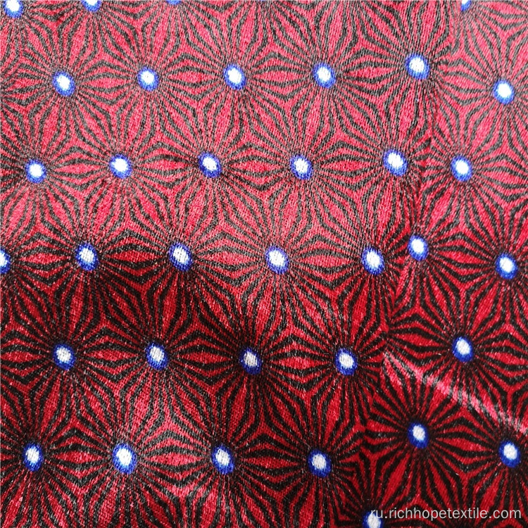 Трикотажная ткань для дивана из африканского бархата с принтом из 100% полиэстера