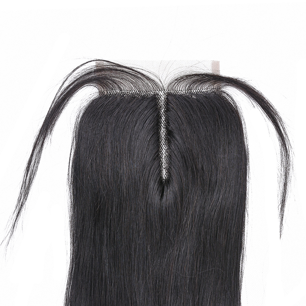 Cheap 10A Nature Color Straight/Body Wave Machine Made 4*4 Lace Closure In Stock ,14-20 Inch,100% Human Hair,Middle Part