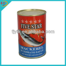 Canned mackerel fish manufacture canned food