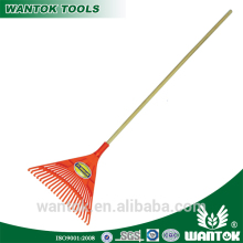 22 Tines Plastic Leaf Rake with 1.2M Wooden Handle