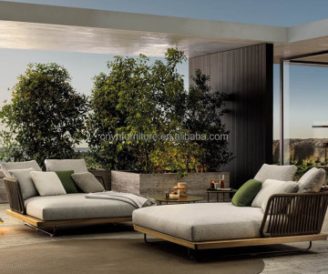 Luxury Outdoor Lounge Set - Bali Antique Furniture Terrazas Sectional Sofa