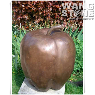 Large Outdoor Sculpture Apple Sculpture Bronze Sculpture